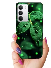 etui-case-do-realme-c71-liscie-rosliny