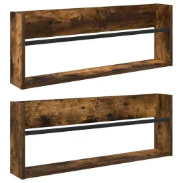 regal-na-gazety-z-polka-2-szt-dab-wedzony-80-x-12-x-30-cm