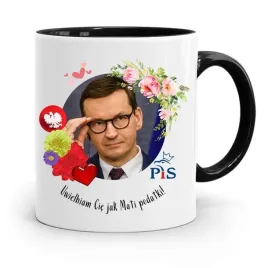 kubek-czarny-politycy-premier-mateusz-morawiecki
