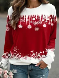 bluza-damska-luzna-okragly-dekolt-wielokolorowa-swiateczna-emery-rose-xl-42