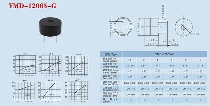 buzzer-z-generatorem-3v-85db-5szt-stan-nowy