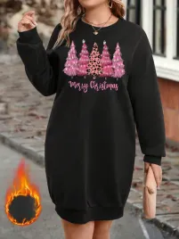 bluza-oversize-czarna-ocieplana-swiateczna-2w1-sukienka-emery-rose-xxl-44