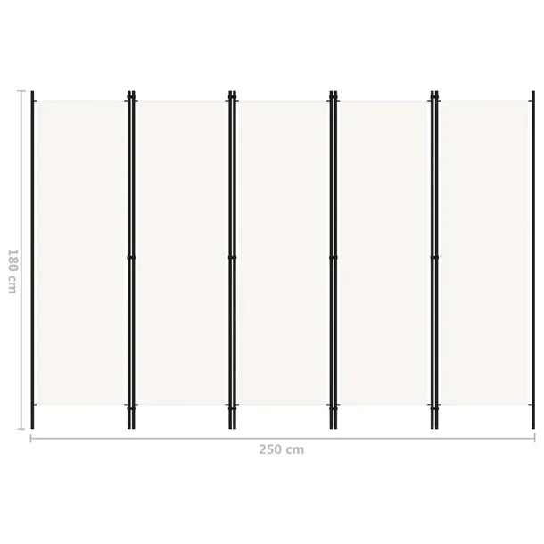 parawan-5-panelowy-kremowy-250-x-180-cm