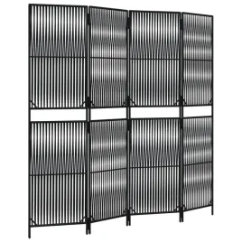 parawan-4-panelowy-czarny-polirattan