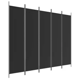 parawan-5-panelowy-czarny-250x200-cm-tkanina