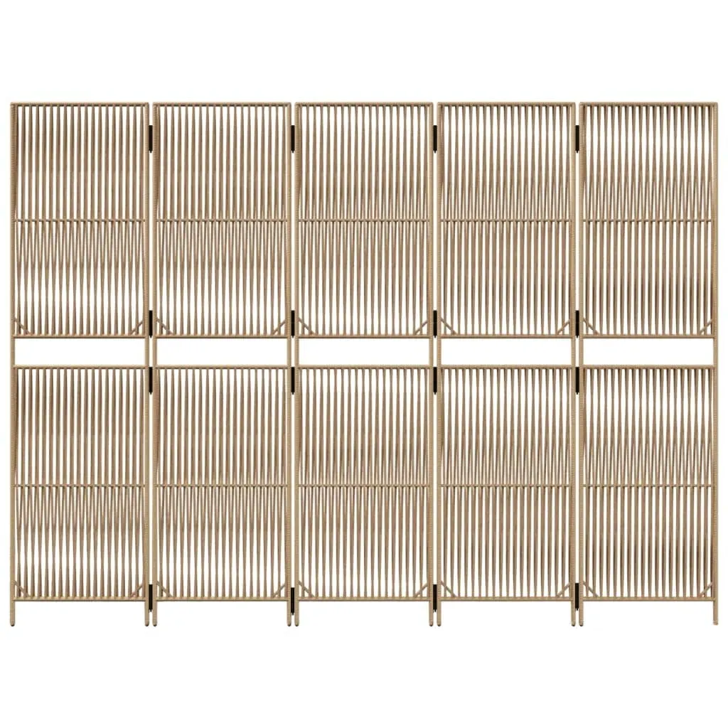 parawan-5-panelowy-bezowy-polirattan