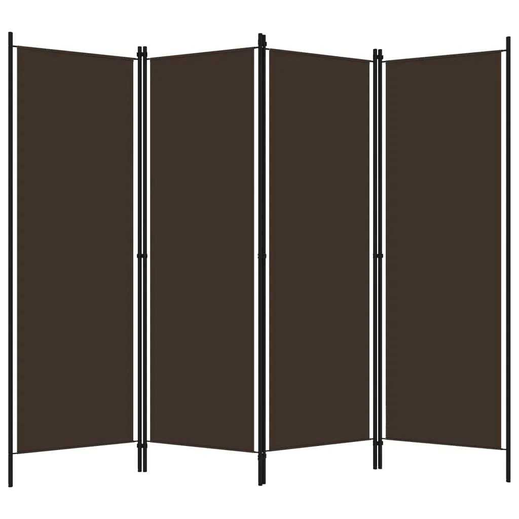 parawan-4-panelowy-brazowy-200-x-180-cm
