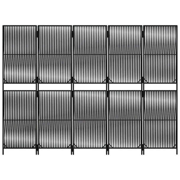parawan-5-panelowy-czarny-polirattan