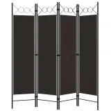 parawan-4-panelowy-brazowy-160-x-180-cm