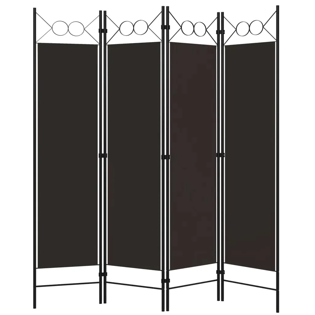 parawan-4-panelowy-brazowy-160-x-180-cm