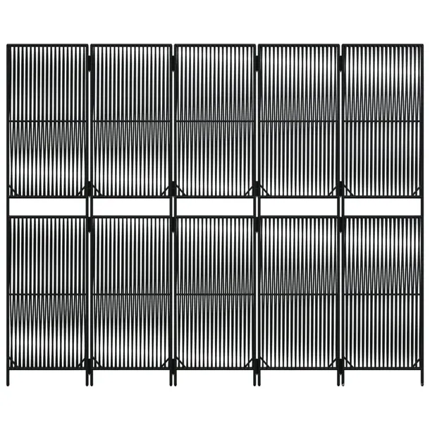parawan-5-panelowy-czarny-polirattan