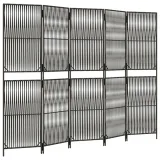 parawan-5-panelowy-szary-polirattan