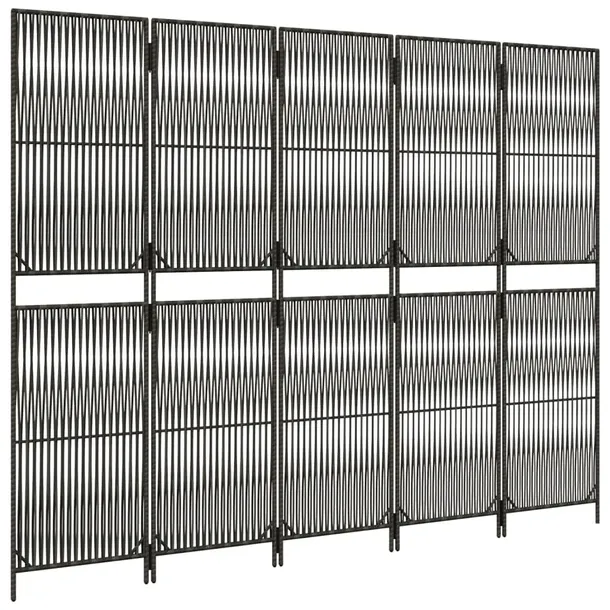 parawan-5-panelowy-szary-polirattan