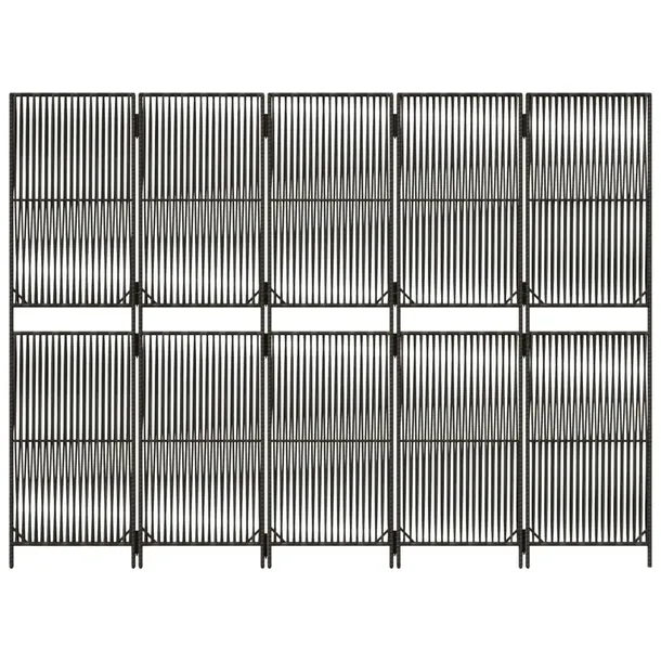 parawan-5-panelowy-szary-polirattan