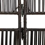parawan-4-panelowy-brazowy-polirattan