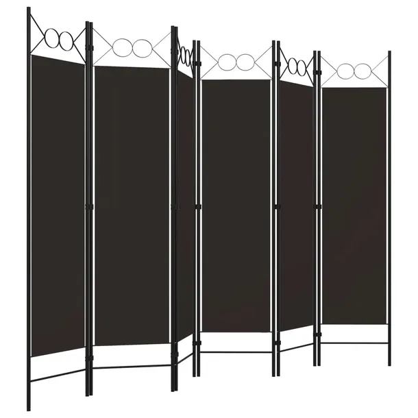 parawan-6-panelowy-brazowy-240-x-180-cm