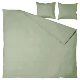 ikea-angslilja-posciel-200x200-cm-i-2-poszewki-50x60-cm-szarozielony