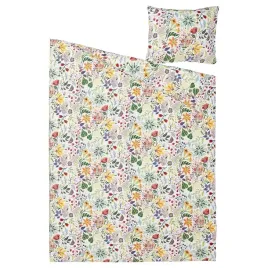 ikea-strandlummer-posciel-150x200-cm-i-poszewka-50x60-cm-kwiatowy-wzor
