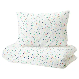 ikea-mojlighet-komplet-poscieli-150x200-50x60-cm-bialy-mozaika
