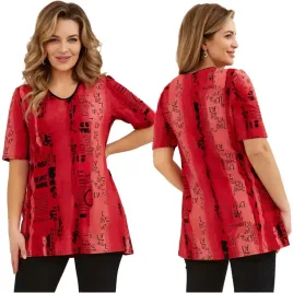 tunika-damska-duze-rozmiary-plus-size-krotki-rekaw-polski-producent-bluzka