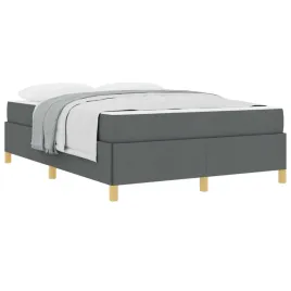 ramka-lozka-z-materacem-ciemnoszary-140-x-200-cm-tkanina