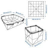 pokrowiec-ikea-bezowy-waga-z-opakowaniem-0-99-kg