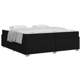 ramka-lozka-z-materacem-czarny-200-x-200-cm-tkanina