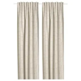 ikea-lonnstavmal-zaslony-zaciemniajace-para-bezowy-na-tasmie-145x300-cm
