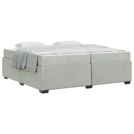 ramka-lozka-z-materacem-jasnoszary-200-x-200-cm-tkanina