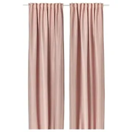 ikea-vilborg-zaslony-zacieniajace-1-para-rozowy-145x300-cm