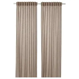 ikea-silverlonn-firanki-2-szt-bezowy-na-tasmie-145x300-cm