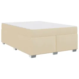 ramka-lozka-z-materacem-kremowy-160-x-200-cm-tkanina