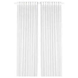 ikea-gjertrud-firanki-145x300-2szt-bialy