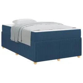 ramka-lozka-z-materacem-niebieski-120-x-190-cm-tkanina