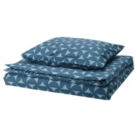 ikea-angsnejlika-komplet-poscieli-150x200-50x60-cm-granatowy-bawelna