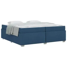 ramka-lozka-z-materacem-niebieski-200-x-200-cm-tkanina
