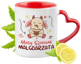 kubek-czerwony-z-uszkiem-w-ksztalcie-serca-dla-malgorzaty-na-prezent