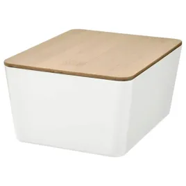 ikea-kuggis-pudelko-z-pokrywka-bialy-bambus-13x18x8-cm
