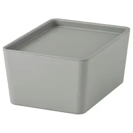 ikea-kuggis-pudelko-pojemnik-z-pokrywka-jasnoszary-13x18x8-cm