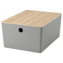 ikea-kuggis-pudelko-pojemnik-z-pokrywka-jasnoszary-bambus-26x35x15-cm