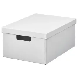 ikea-fjaderharv-pudelko-pojemnik-z-pokrywka-bialy-25x35x16-cm
