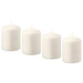 swieca-tradycyjna-parafinowa-bezzapachowa-ikea-hemsjo-4-szt