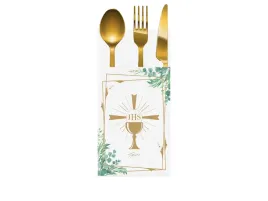 kieszonki-na-sztucce-komunijne-kielich-ihs-z-zielonymi-listkami-16-szt