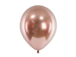 balony-lateksowe-glossy-rozowe-zloto-46-cm-5-szt