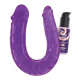 crushious-deep-diver-double-dildo-with-anal-lubricant-50ml-purple